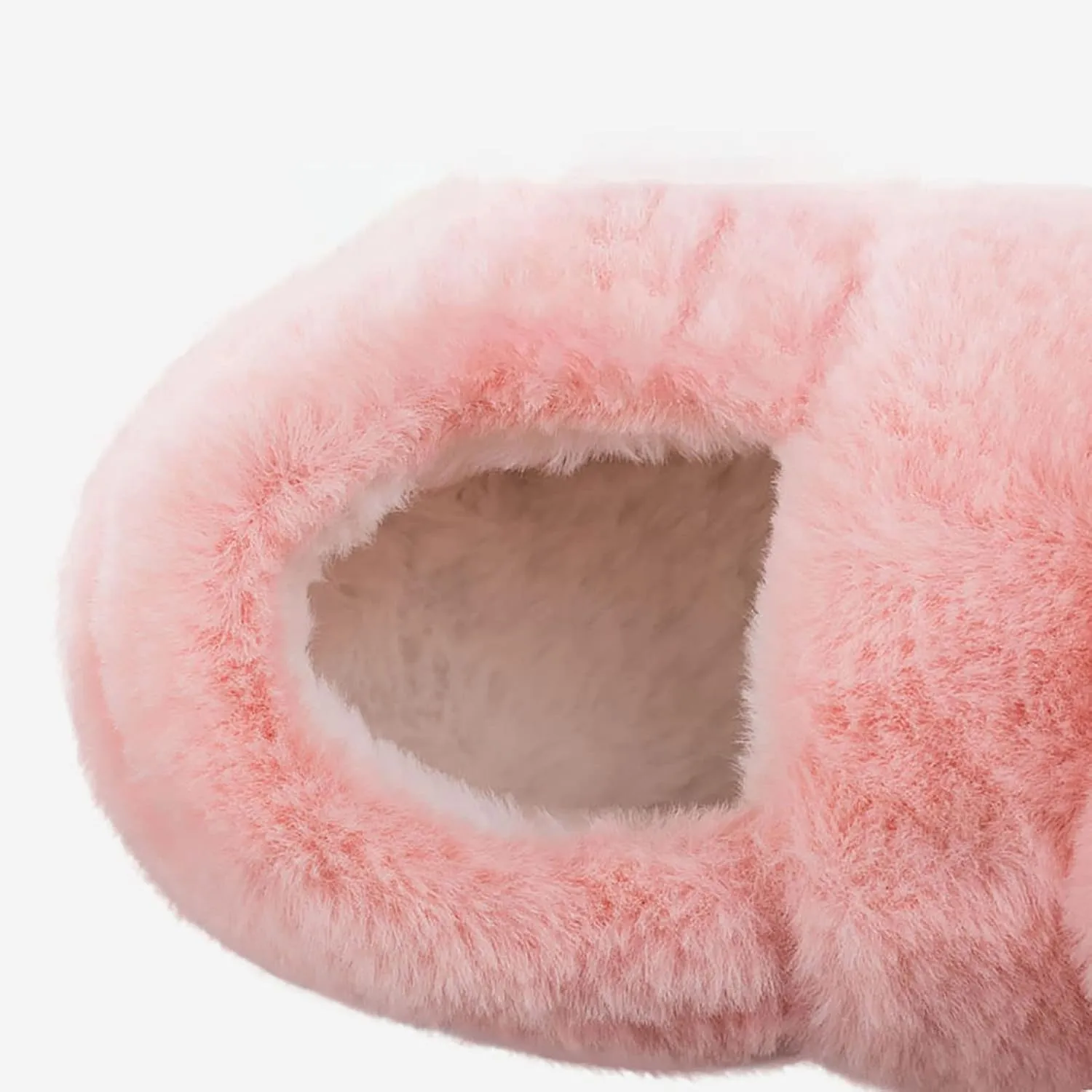 IXITON Lovely winter warm Furry Bunny Slippers for Women Men,Cute Funny Cozy fluffy Rabbit Shoes home Plush Animal Slippers