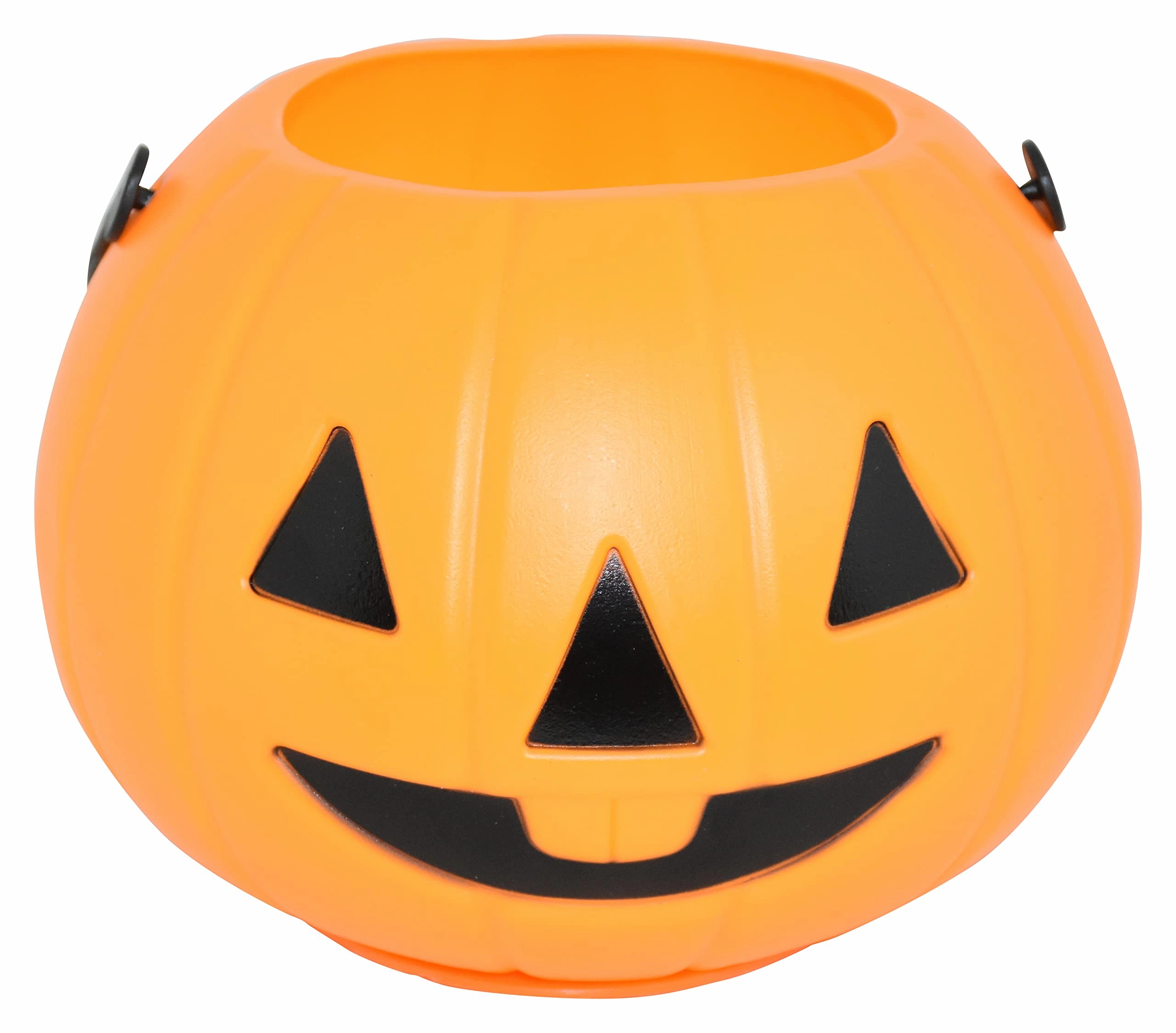 Jagmag® Rotating Music Light Up Trick or Treat Halloween Pumpkin Buckets Large Candy Lantern Basket for Kids Halloween Party Decoration
