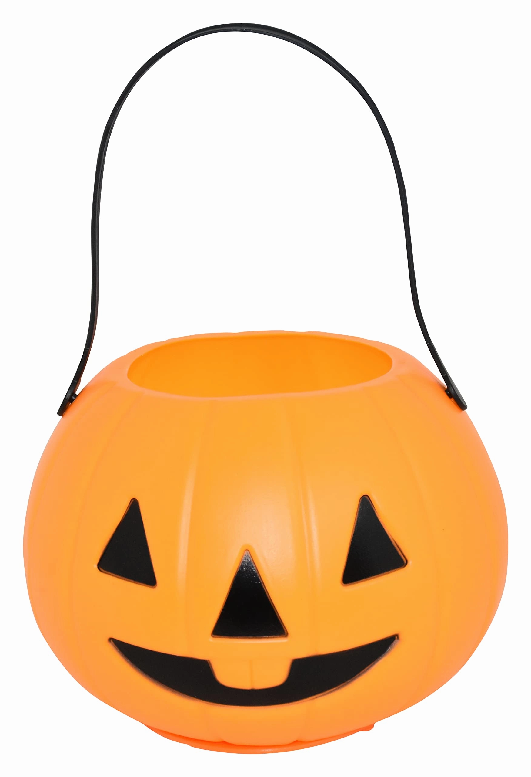 Jagmag® Rotating Music Light Up Trick or Treat Halloween Pumpkin Buckets Large Candy Lantern Basket for Kids Halloween Party Decoration