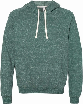 Jerzees - Snow Heather French Terry Raglan Hooded Sweatshirt - 90MR