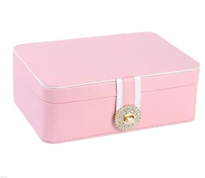 Jewelry Display Box Watch Case Jewelry Box Double Layer PU Large Capacity Earrings Jewelry Box Earrings Ring Multifunctional Jewelry Box Jewelry Storage Box Jewelry Display Box (Color : C)