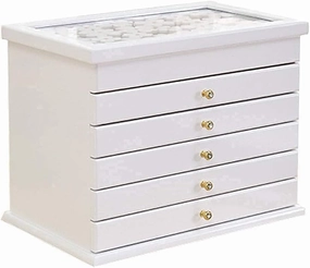 Jewelry Box Wooden Storage Box for Ring Jewelry Multi-Layer High Capacity Classic Suede Multi-Purpose Jewellery Ring Gift Box Trin