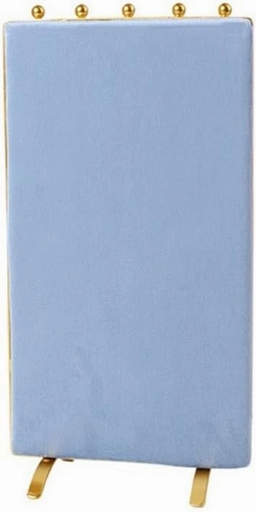 Jewelry Organizer Rack for Necklaces Velvet Double-Sided Light Blue Color Display Accessories for Window High-end Creative Jewelry Display Rack for Center Eating