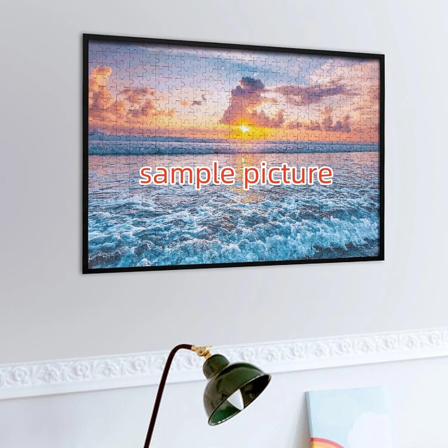 Jigsaw Puzzles 1000 Pieces for Adults Underwater Colorful Fishes Gold Formation Wooden Challenging Puzzle Perfect for Game Nights 29.5'' x 19.6''
