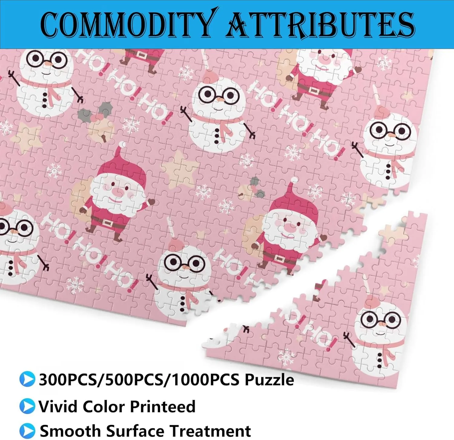 Jigsaw Puzzles 500 Piece Puzzle Art Pink Fish Wooden - Fishing Hard Puzzle - Family Decoration Gift