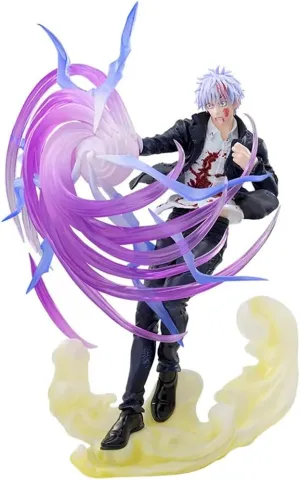 JJK Figure JJK Statue, 20cm Fighting Pose Anime JJK Action Figure Battle Damaged Version JJK Figure Model Handmade Collectible Desktop Decoration Gifts for Fans