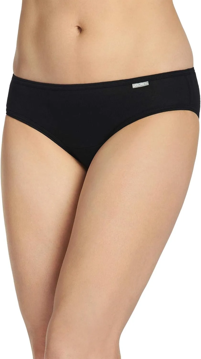 Jockey Women's Plus Size Elance Bikini - 3 Pack