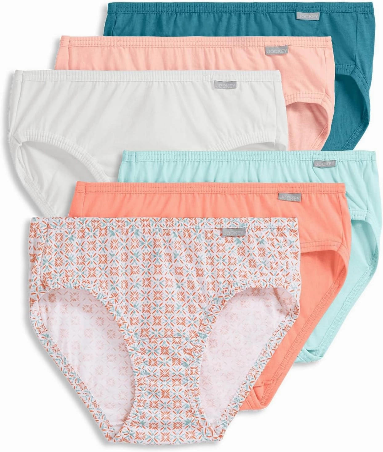 Jockey Women's Underwear Elance Bikini - 6 Pack