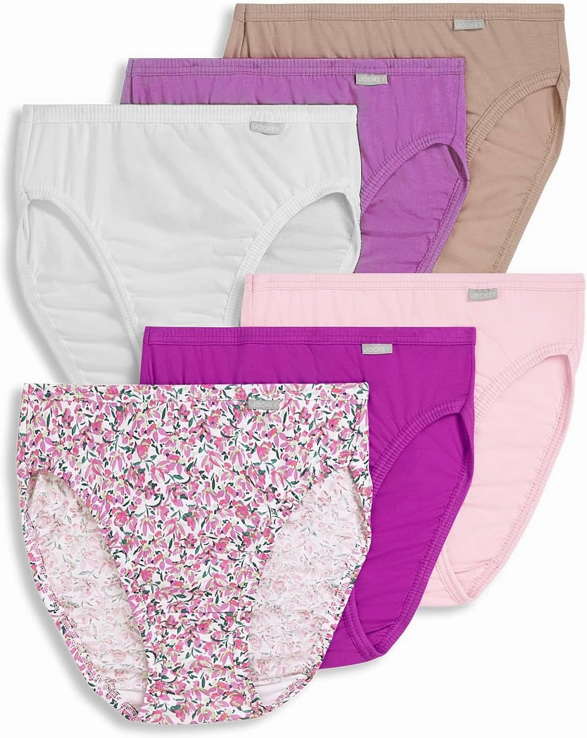 Jockey Women's Underwear Elance French Cut - 6 Pack