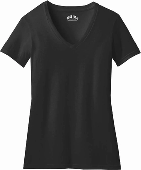 Joe's USA Ladies Soft Heather Blend V-Neck T-Shirts in Sizes XS-4XL