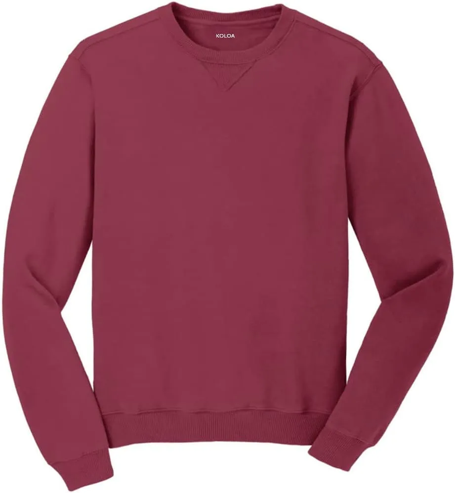 Joe's USA Koloa Pigment-Dyed Vintage Crewneck Sweatshirts in Sizes S-4XL