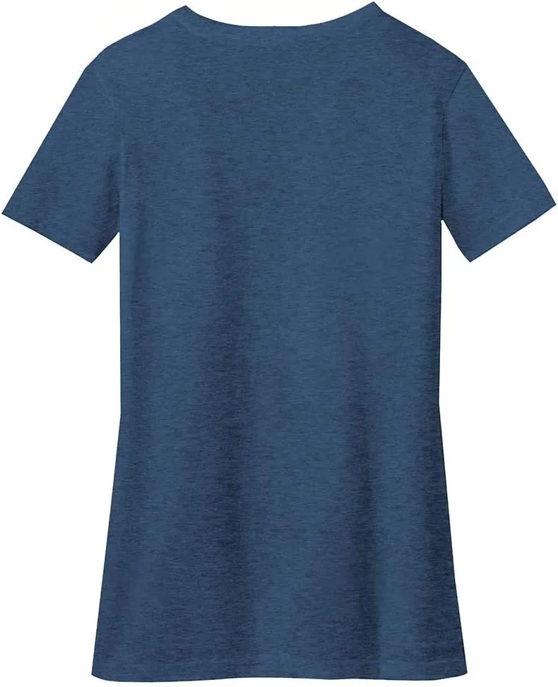 Joe's USA Ladies Soft Heather Blend V-Neck T-Shirts in Sizes XS-4XL
