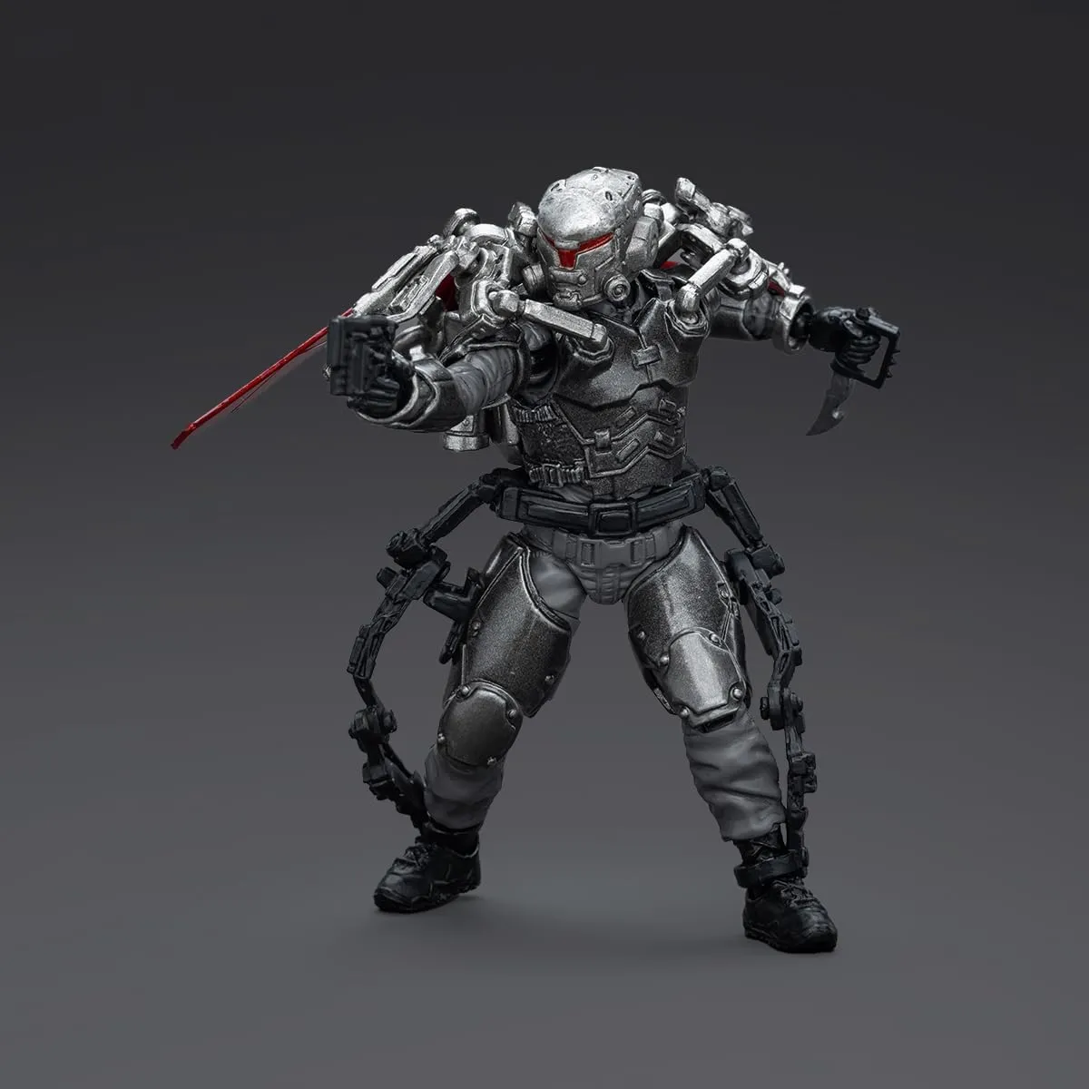 JOYTOY 1/18 Action Figure - Army Builder Promotion Pack Figure 28 -Lone Wolf with Exoskeleton ABS & PVC, Perfect for Collectors & Decor - 4.1 Inch, 3.74 OZ (JT1743)