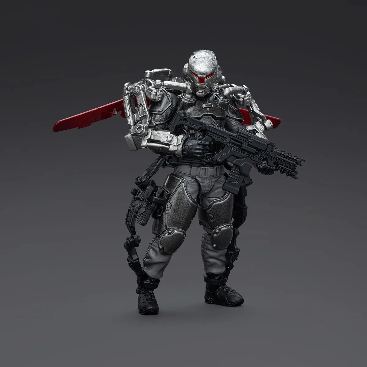 JOYTOY 1/18 Action Figure - Army Builder Promotion Pack Figure 28 -Lone Wolf with Exoskeleton ABS & PVC, Perfect for Collectors & Decor - 4.1 Inch, 3.74 OZ (JT1743)