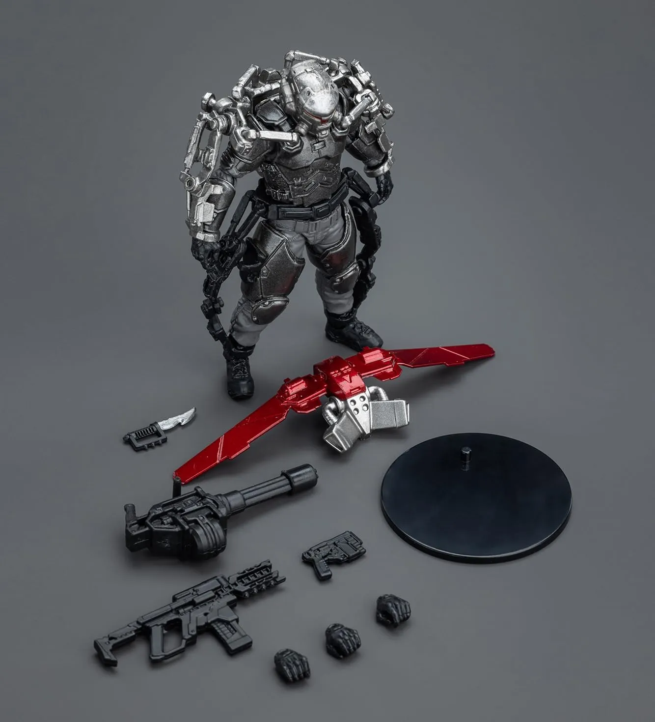 JOYTOY 1/18 Action Figure - Army Builder Promotion Pack Figure 28 -Lone Wolf with Exoskeleton ABS & PVC, Perfect for Collectors & Decor - 4.1 Inch, 3.74 OZ (JT1743)