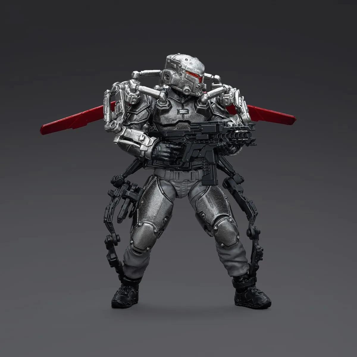 JOYTOY 1/18 Action Figure - Army Builder Promotion Pack Figure 28 -Lone Wolf with Exoskeleton ABS & PVC, Perfect for Collectors & Decor - 4.1 Inch, 3.74 OZ (JT1743)