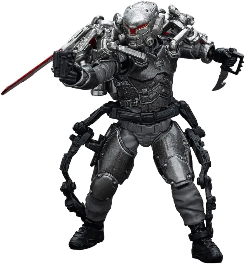 JOYTOY 1/18 Action Figure - Army Builder Promotion Pack Figure 28 -Lone Wolf with Exoskeleton ABS & PVC, Perfect for Collectors & Decor - 4.1 Inch, 3.74 OZ (JT1743)