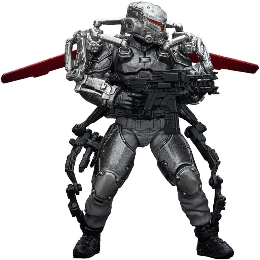 JOYTOY 1/18 Action Figure - Army Builder Promotion Pack Figure 28 -Lone Wolf with Exoskeleton ABS & PVC, Perfect for Collectors & Decor - 4.1 Inch, 3.74 OZ (JT1743)