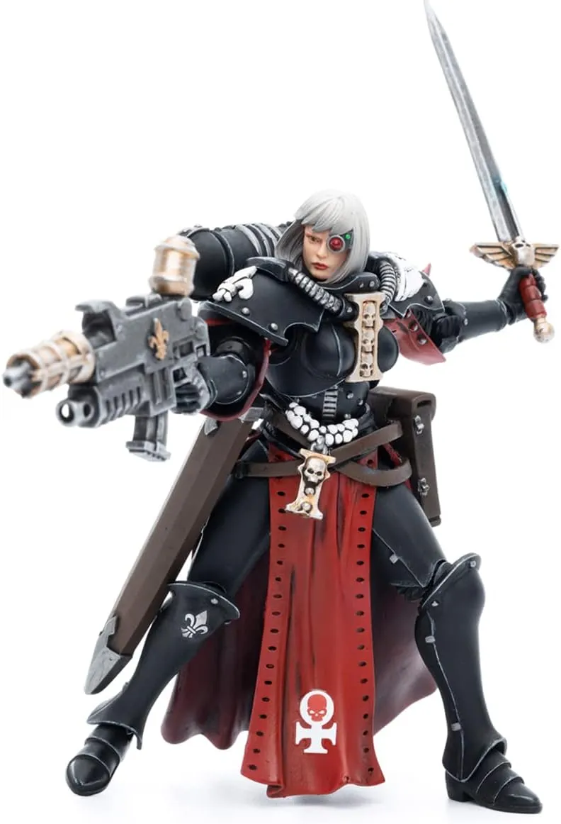 JOYTOY 1/18 Action Figures Warhammer 40k Mecha Joy Toy Model Toys Adepta Sororitas Battle Sister Sister Superior Kassia