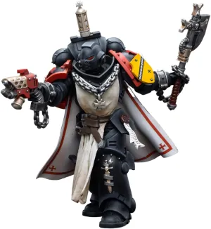 JOYTOY 1/18 Warhammer 40,000 Action Figure Black Templars Primaris Sword Brethren Granbertus Collection Figures