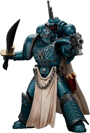 JoyToy 40K Genuine License 1:18 Action Figure, Alpha Legion Praetor with Power Sword, 4.96 inch Collectible Action Figures Sets