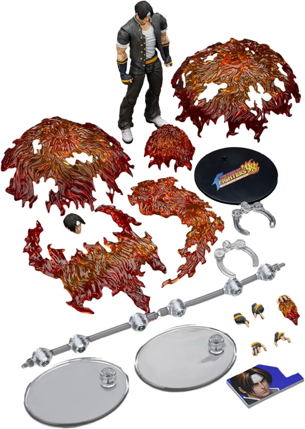 JOYTOY SNK 1/18 Action Figures KOF 98UM Hero Team 3PCS Collectible Model 4.6Inch Partial pre-Sale Amount Available Around Aug.
