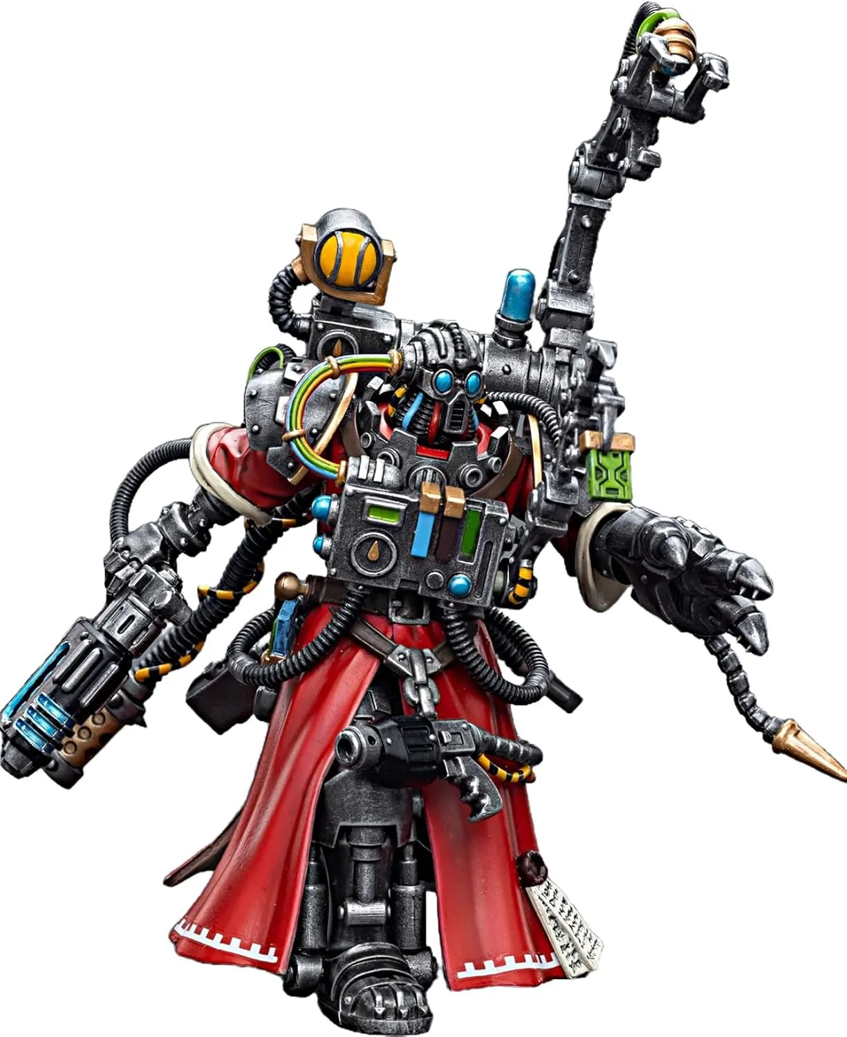 JOYTOY Warhammer 40K 1/18 Action Figures Adeptus Mechanicus Cybernetica Datasmith 4.2Inch Collectible Model