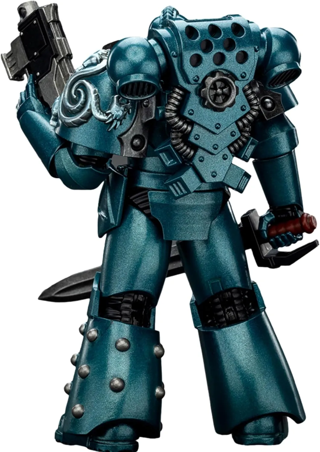 JOYTOY Warhammer 40K 1/18 Action Figures Alpha Legion Headhunter Prime Collectible Model 4.7Inches Partial pre-Sale Amount Available Around Aug.
