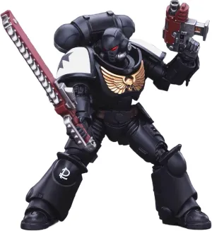 JOYTOY Warhammer 40K 1/18 Action Figures Space Marines Black Templars Outriders Valtus Collectible Model