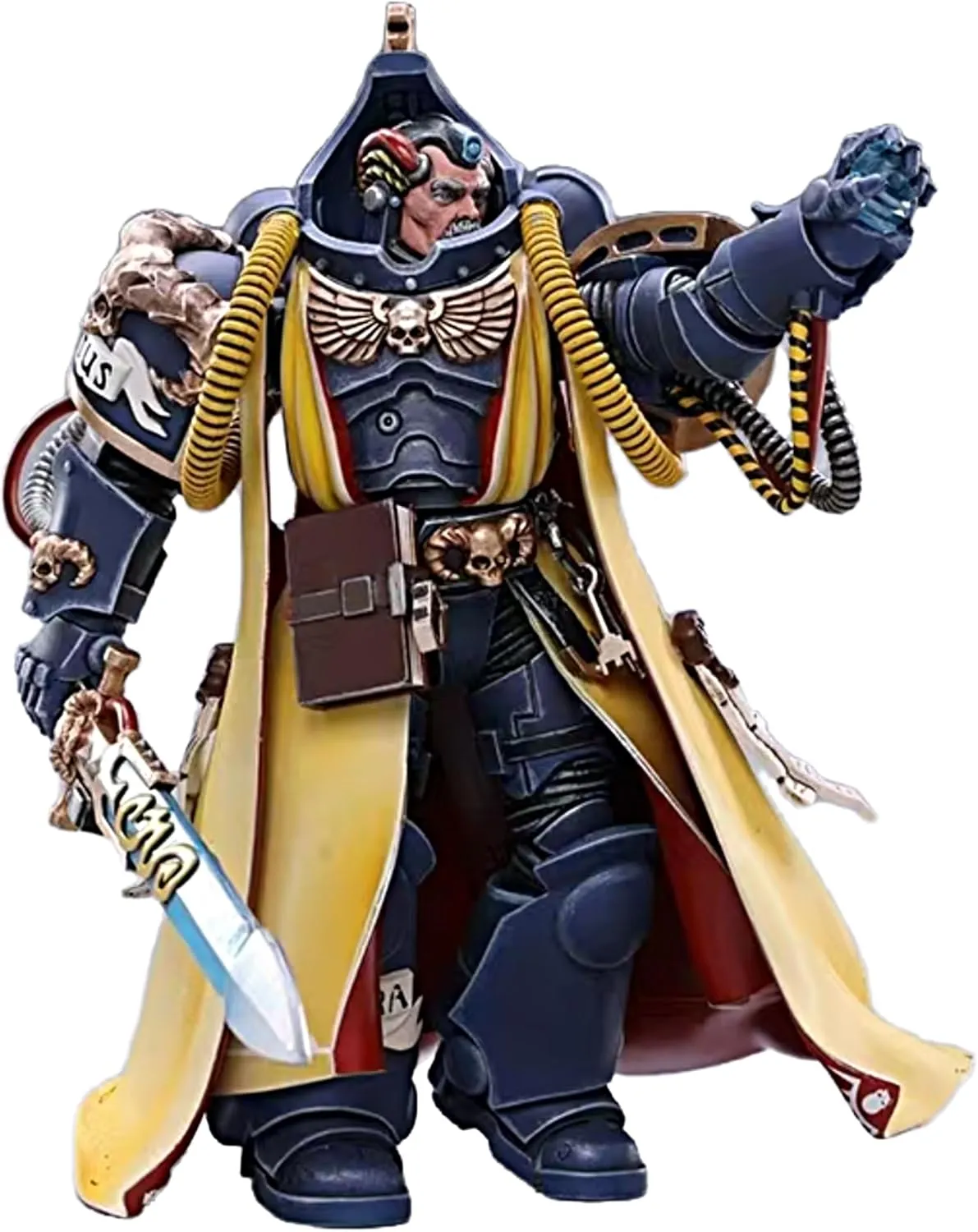 JOYTOY Warhammer 40K 1/18 Action Figures Space Marines Ultramarines Primaris Librarian Collectible Model