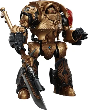 JoyToy Warhammer 40K Genuine License 1:18 Action Figure, Legio Custodes Contemptor-Achillus Dreadnought, 9.84 in Collectible Action Figures Kits