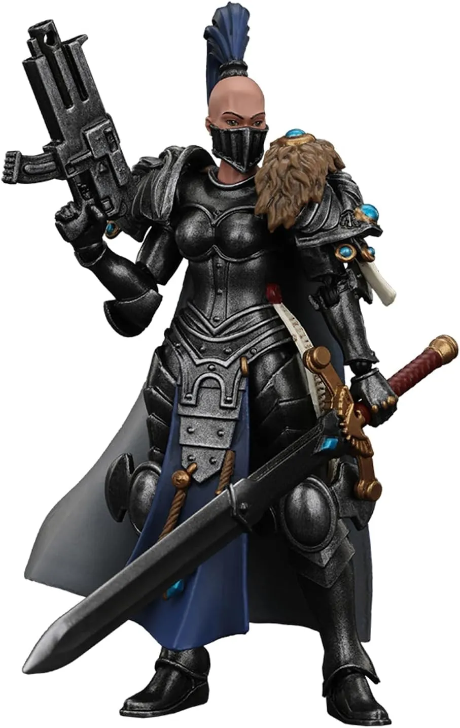 JoyToy Warhammer 40K Genuine License 1:18 Action Figure, Sisters of Silence Argent Lynx Vigilator Cadre Vigilator 1, 4.17 in Collectible Action Figures Kits