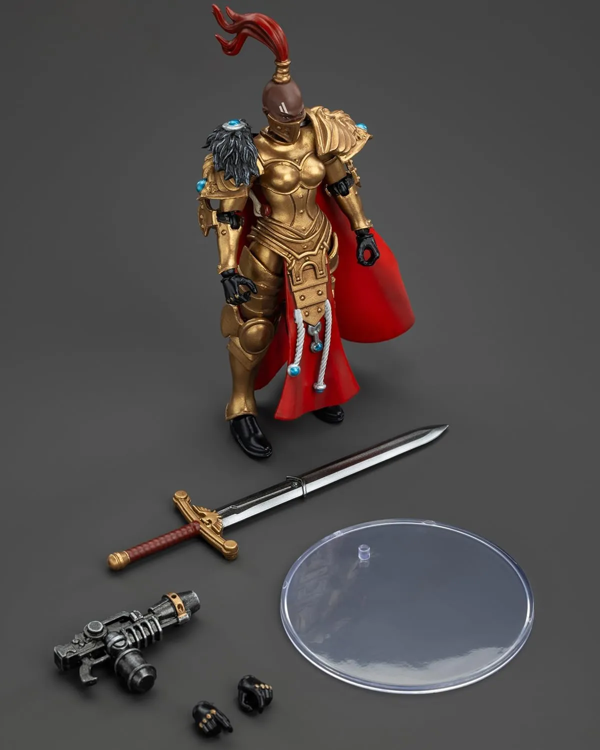 JoyToy Warhammer 40K Genuine License 1:18 Action Figure, Sisters of Silence White Falcons Vigilator Cadre Vigilator 2, 4.17 in Collectible Action Figures Kits
