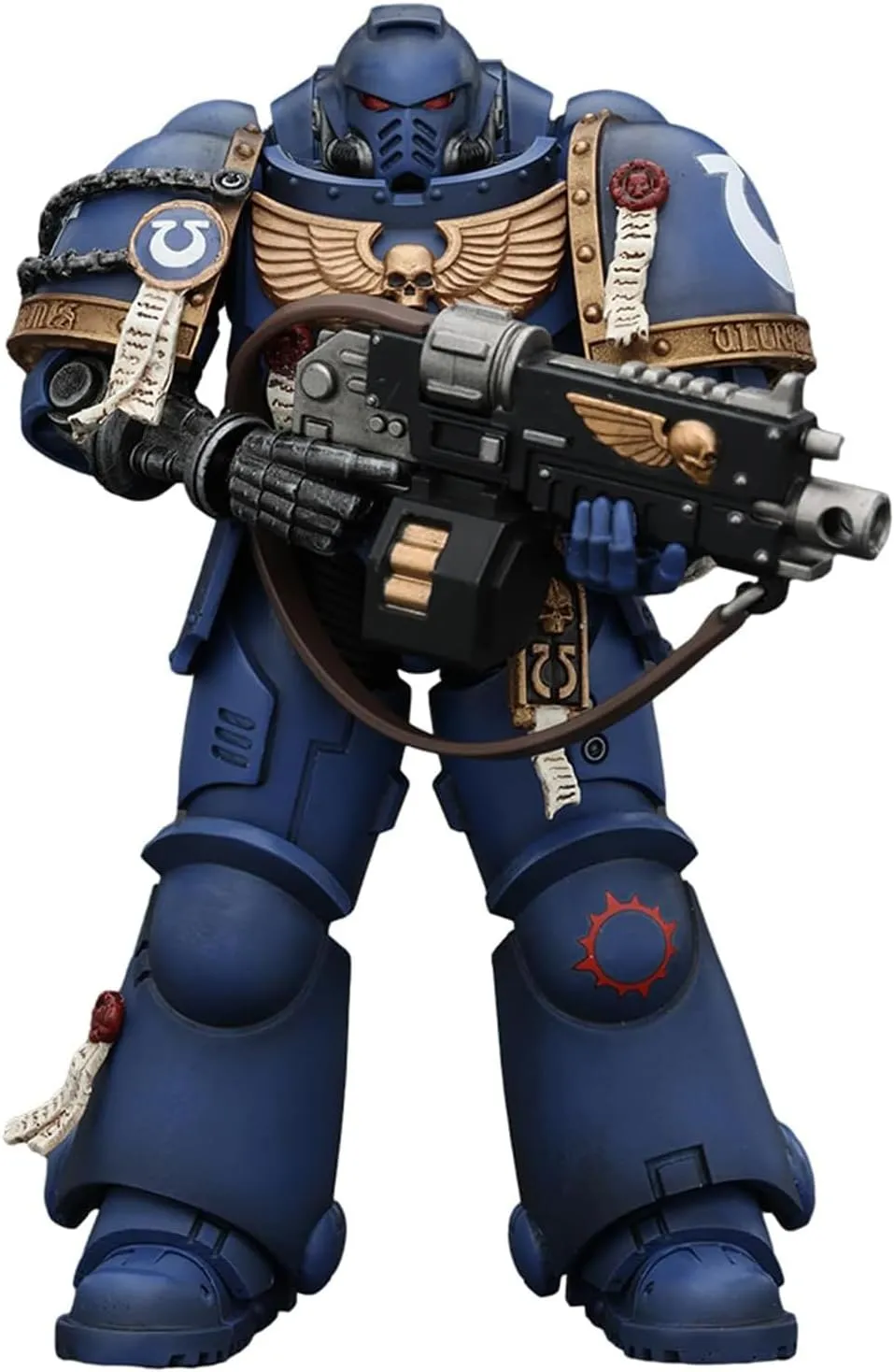 JoyToy Warhammer 40K Genuine License 1:18 Action Figure, Space Marine 2, Uitramarines Brother Chairon, 5.03 inch Collectible Action Figures Kits