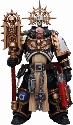 JOYTOY 1/18 Action Figure Warhammer 40K Figure Model Toys Ultramarines Chaplain(Indomitus) collection Model Anime 4.7 Inch
