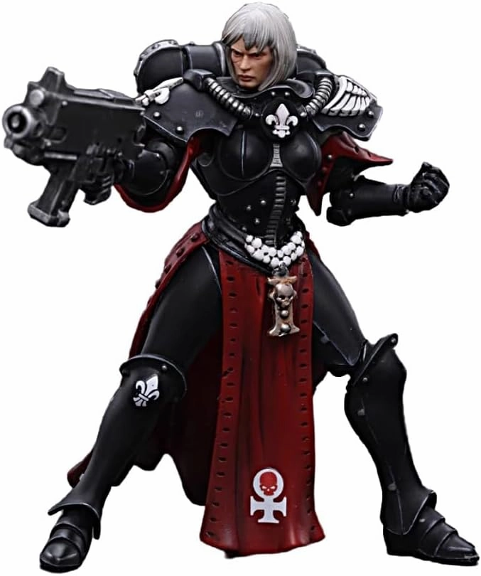 JOYTOY Warhammer 40K 1/18 Action Figures Adepta Sororitas Battle Sister Sister Noyalle Collectible Model Partial pre-Sale Amount Available Around Jul.