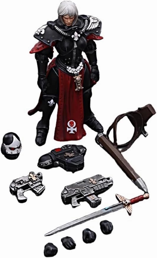 JOYTOY Warhammer 40K 1/18 Action Figures Adepta Sororitas Battle Sister Sister Noyalle Collectible Model Partial pre-Sale Amount Available Around Jul.