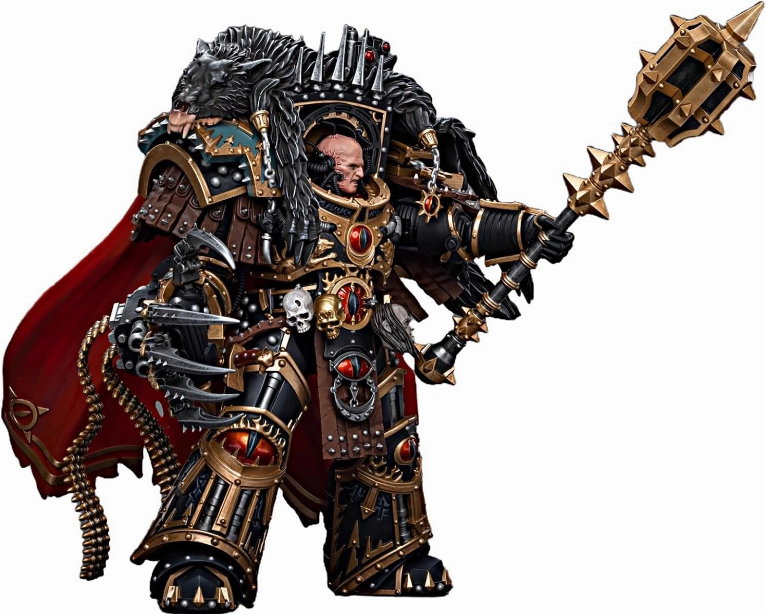 JOYTOY Warhammer 40K 1/18 Action Figures Sons of Horus Warmaster Horus Primarch of The XVlth Legion 7.95Inch Collectible Model