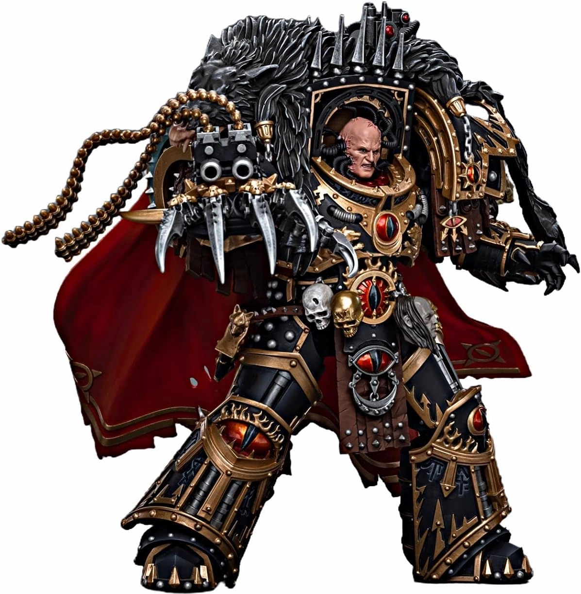 JOYTOY Warhammer 40K 1/18 Action Figures Sons of Horus Warmaster Horus Primarch of The XVlth Legion 7.95Inch Collectible Model