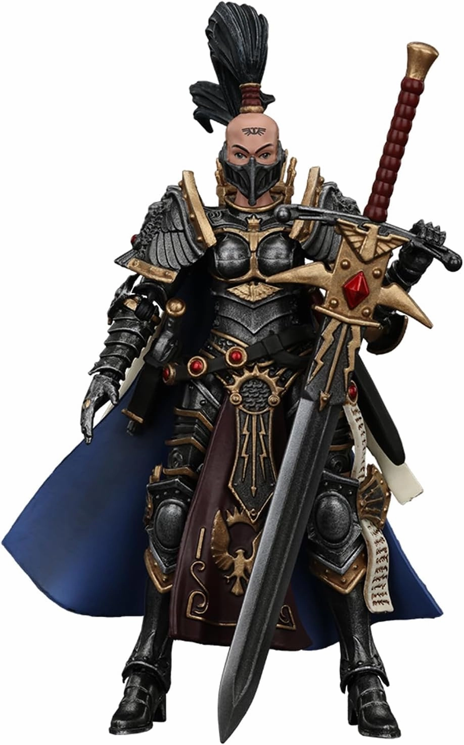 JoyToy Warhammer 40K Genuine License 1:18 Action Figure, Sisters of Silence Knight-Commander Jenetia Krole, 4.17 in Collectible Action Figures Kits