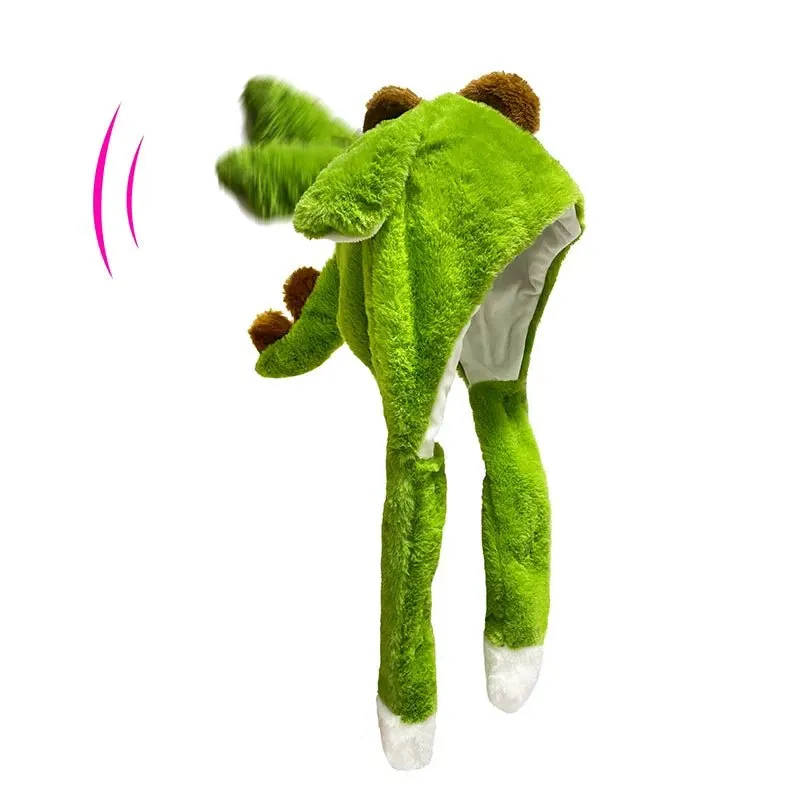 Jumping Bunny Ear Plush Animal Hat
