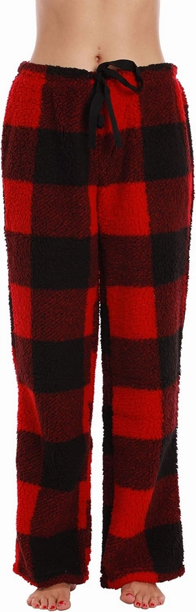 Just Love Women Printed Plush Pajama Pants