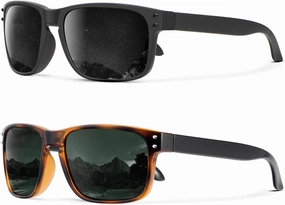 KALIYADI Polarized Sunglasses for Men and Women Vintage Style Sun Glasses for Fishing Running Driving with UV Protection