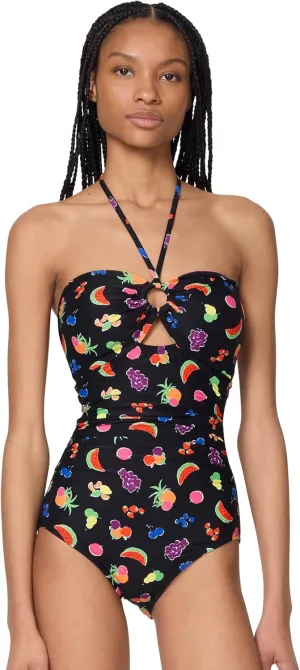 kate spade new york Women's Summer Fruit Bandeau One Piece