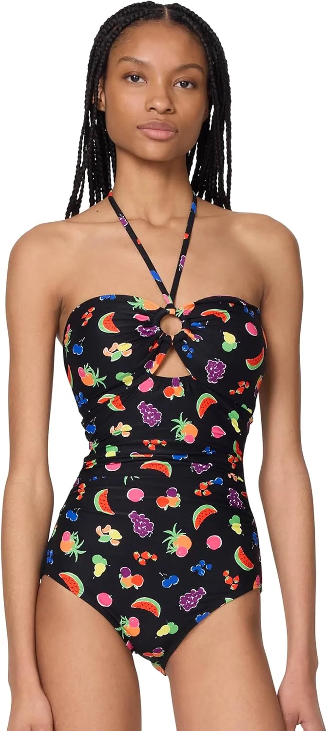 kate spade new york Women's Summer Fruit Bandeau One Piece