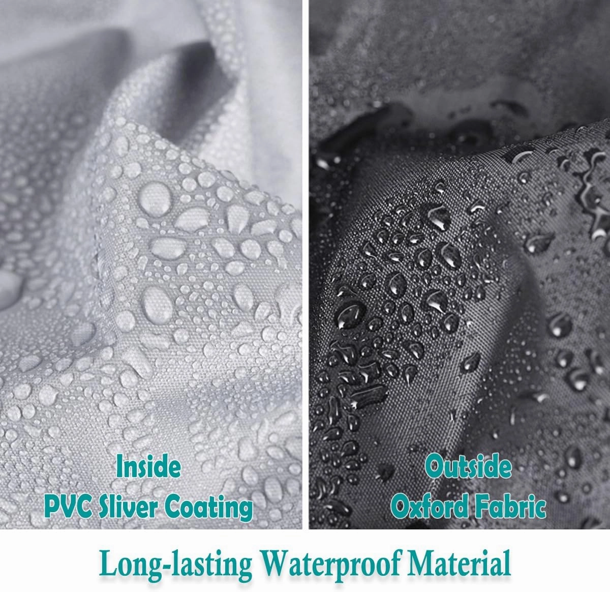 Kayak Cover, 420D Waterproof Dustproof UV Protection Kayak Covers for Outdoor Storage, Indoor Storage for Canoe Covers and Fishing Boat,Fit 10-15 FT Kayak Accessories (Black, M(10-11.6 FT/3.1-3.5 m))