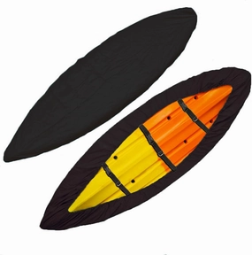 Kayak Cover, 420D Waterproof Dustproof UV Protection Kayak Covers for Outdoor Storage, Indoor Storage for Canoe Covers and Fishing Boat,Fit 10-15 FT Kayak Accessories (Black, M(10-11.6 FT/3.1-3.5 m))