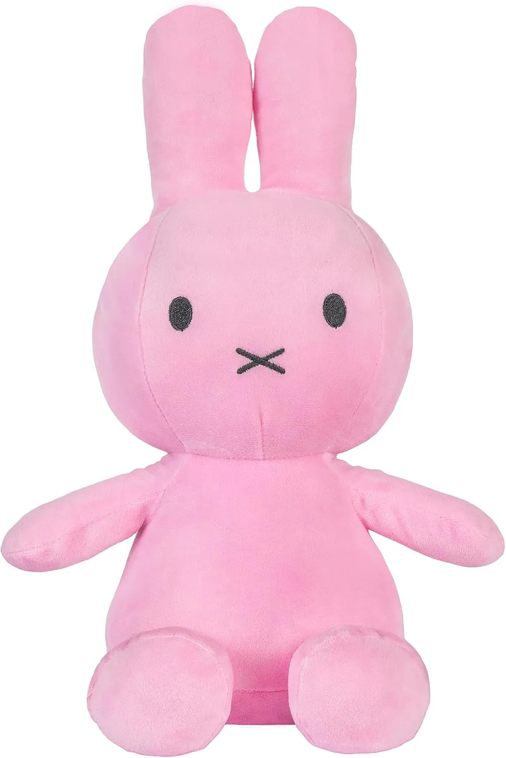 KIDS PREFERRED Miffy Plush Toy, 14 Inch Sitting Dutch Bunny Plush by Dick Bruna, Soft Boa Rabbit Bunny Stuffed Animal Plushie Doll for Girls and Boys - Pink