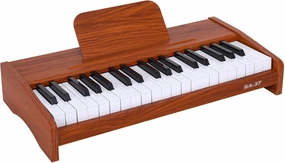 Kids Piano Keyboard, 37 Keys Digital Piano for Children, Toddler Music Educational Instrument Toy, Wood Piano for Toddlers Girls Boys