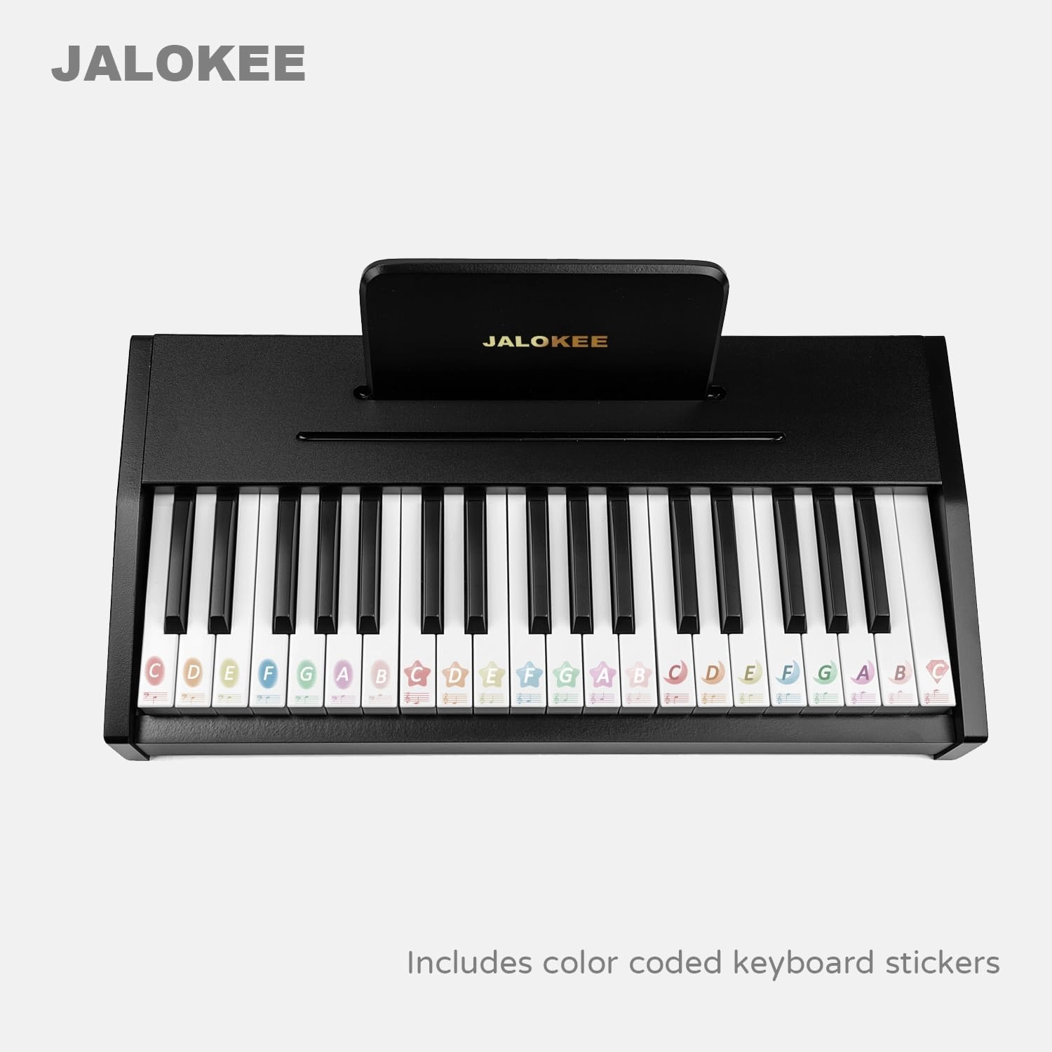 Kids Piano Keyboard, Digital Piano for Kids, Music Educational Instrument Toy, Wood Toy for 3  Girls and Boys (Black, 37 Keys)